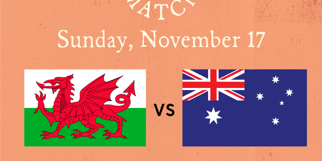 Wales vs. Australia Rugby Autumn Nations Graphic