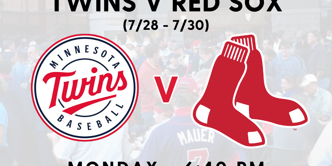 Minnesota Twins vs. Boston Red Sox